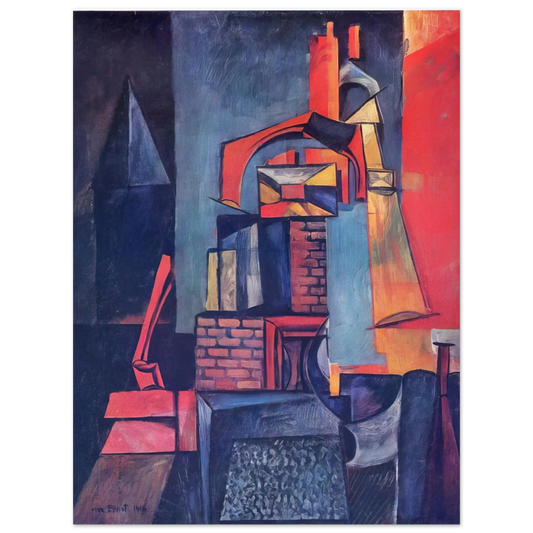 Max Ernst - Towers Fine Art Poster - Default Title