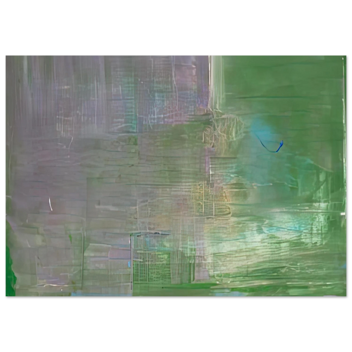 Helen Frankenthaler - Claude's Message, 1976- Wall Art - 21x29.7 cm / 8x12" - Premium Wooden Framed Poster With Fine Art Paper-canvas - Black frame