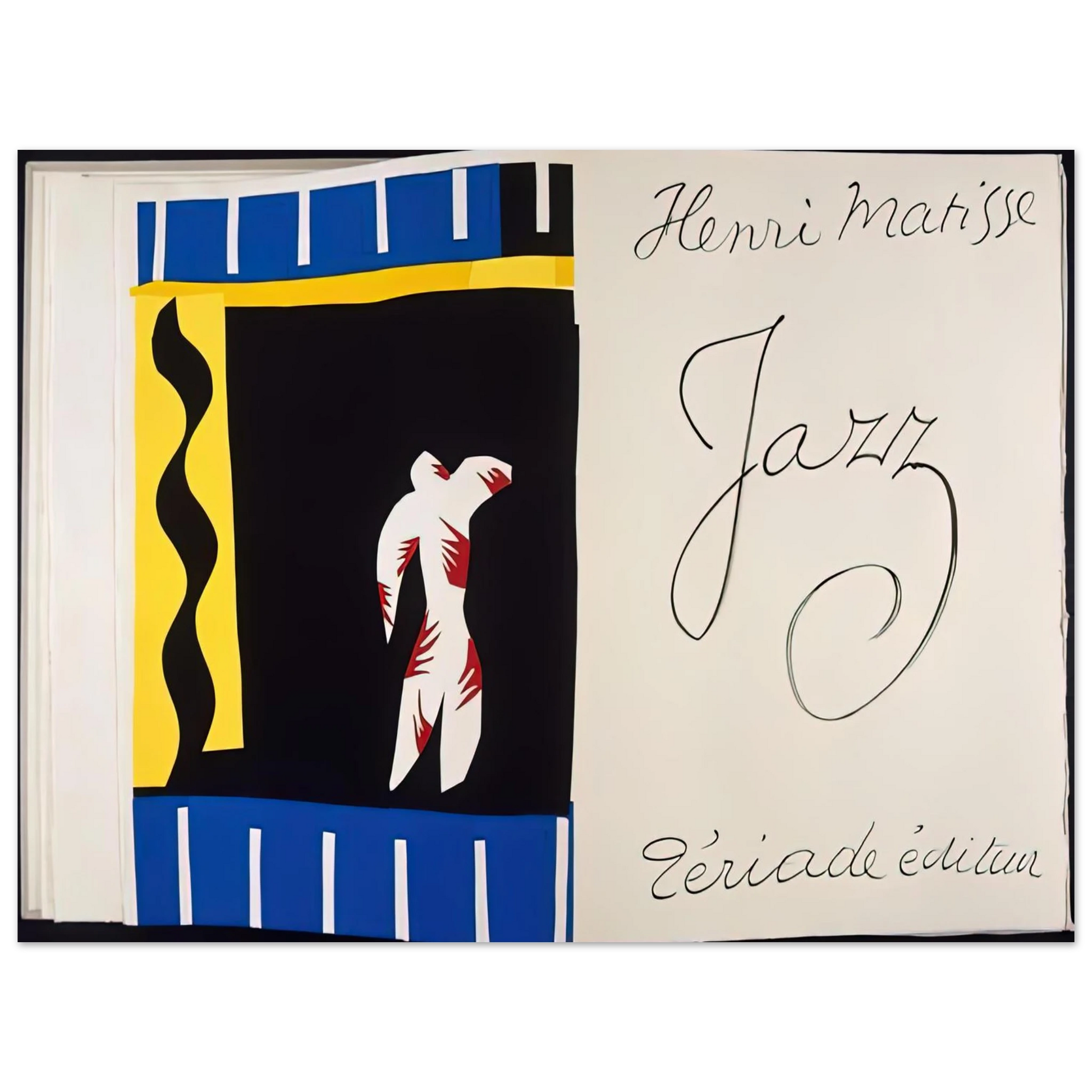 Henri Matisse - JAZZ BOOK 1947 Fine Art Poster - Default Title