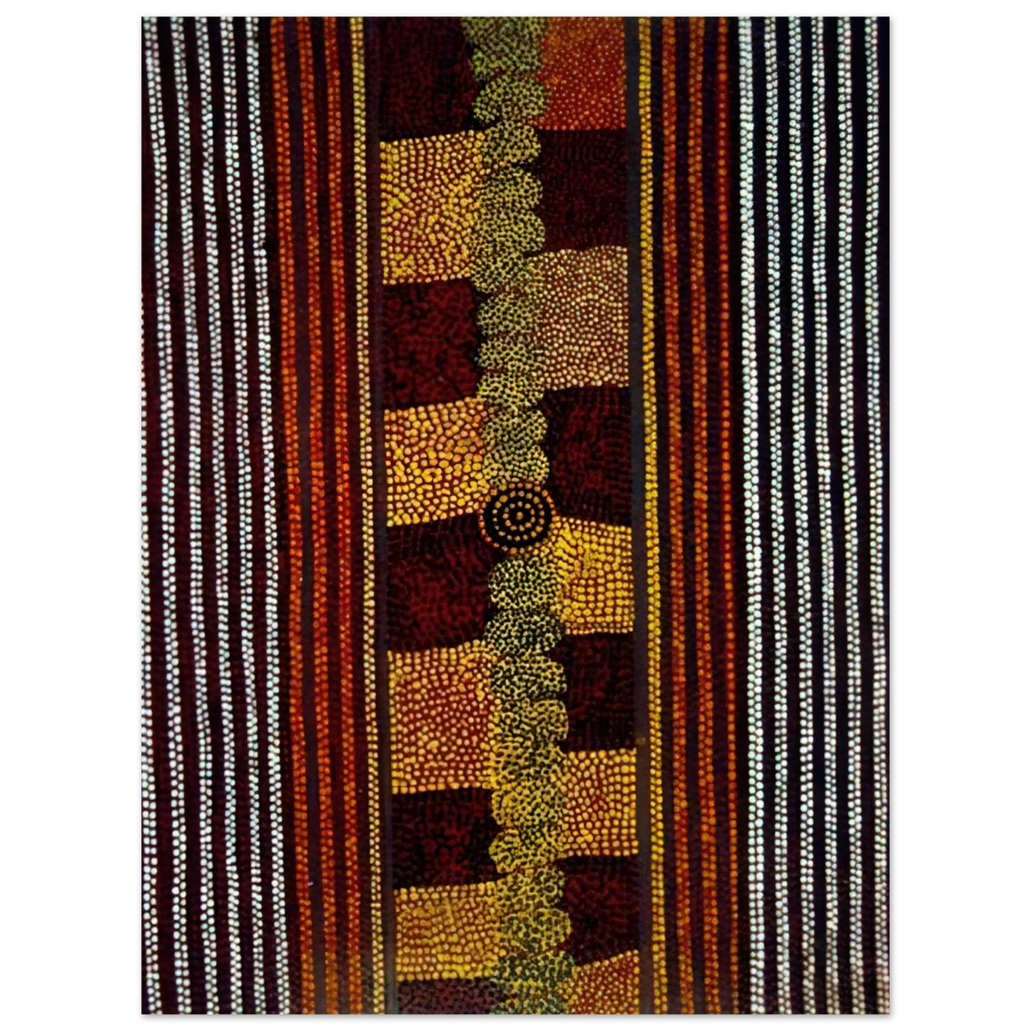 Clifford Possum Tjapaltjarri - Water Track Dreaming - 1981 Fine Art Poster - Default Title