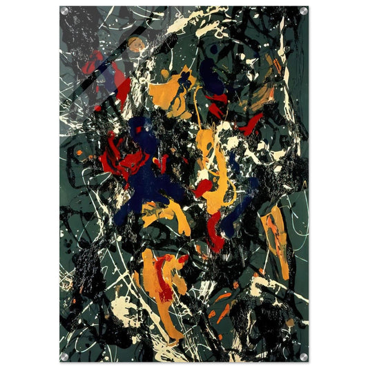 NUMBER 3 1948 - Jackson Pollock Acrylic Print - 70x100 cm / 28x40″ inches