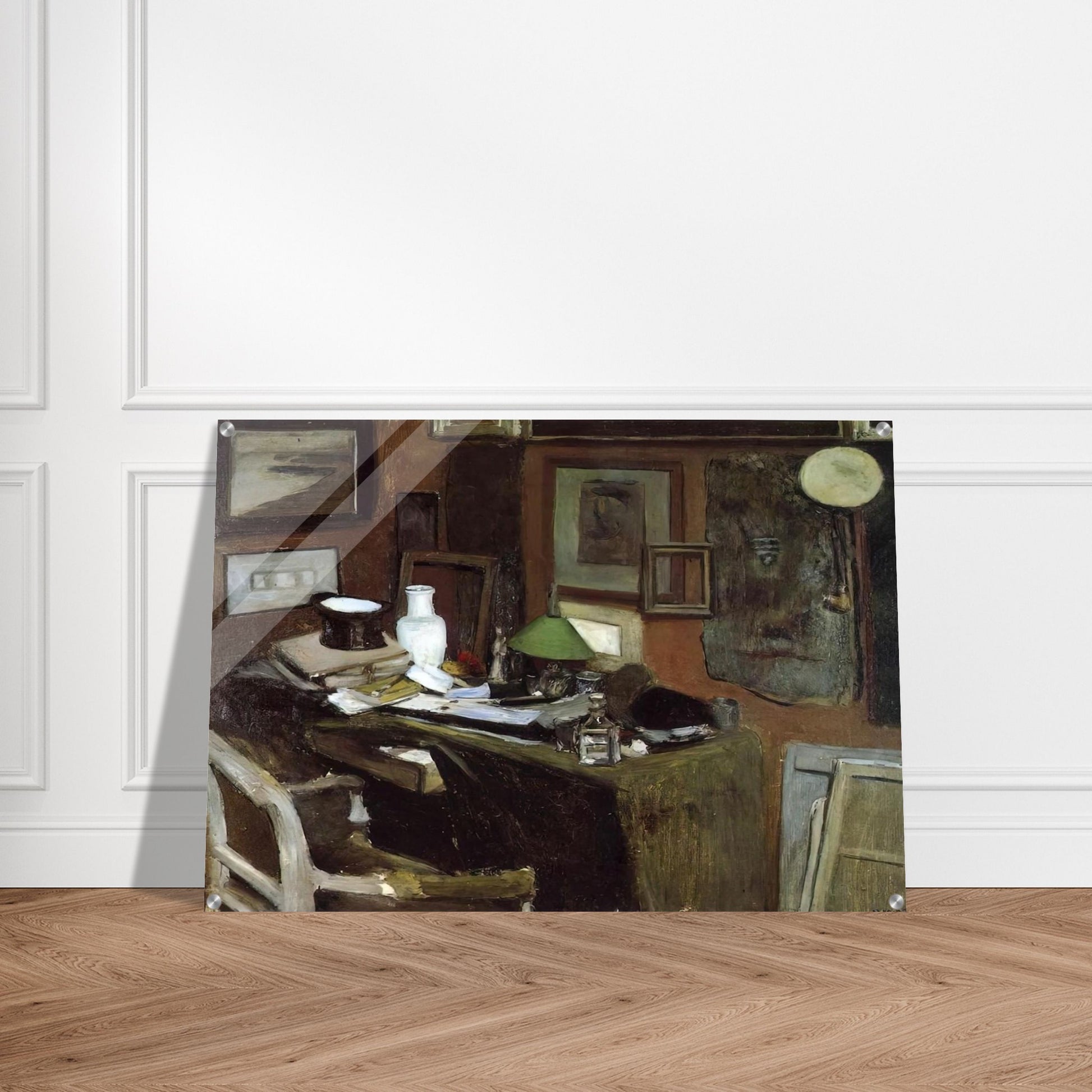 INTERIOR WITH A TOP HAT 1896 - Henri Matisse Acrylic Print - 70x100 cm / 28x40″ inches