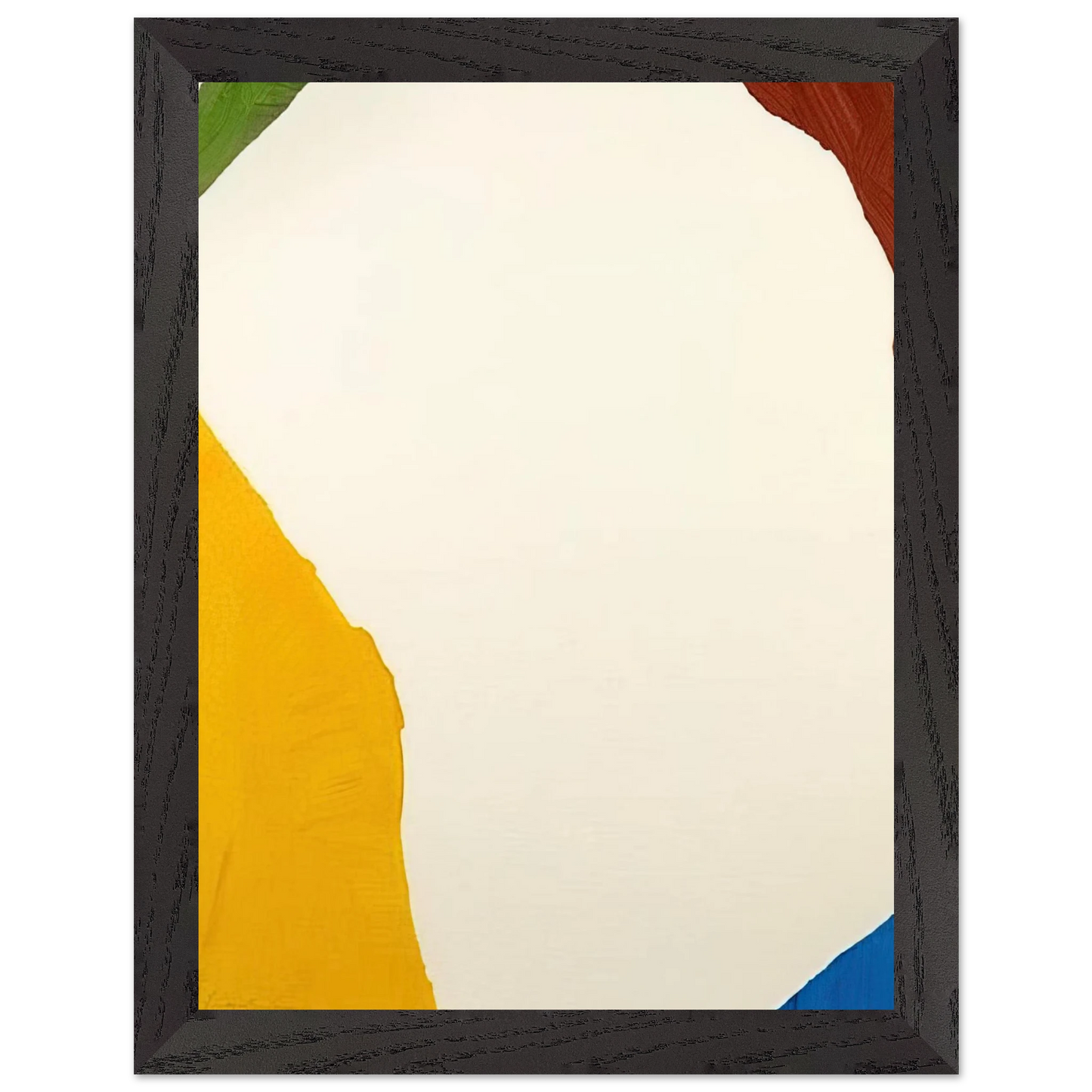 Helen Frankenthaler - Wind Directions - 1970 Wall art - A2 (42 x 59.4  cm) - Premium Wooden Framed Poster With Fine Art Paper - White frame