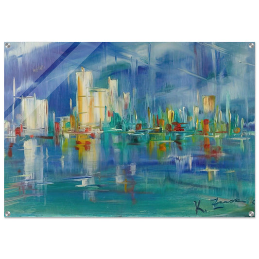 Untitled - 1985 - Konrad Zuse Acrylic Print - 70x100 cm / 28x40″ inches | Konrad Zuse Wall Art | Konrad Zuse Prints