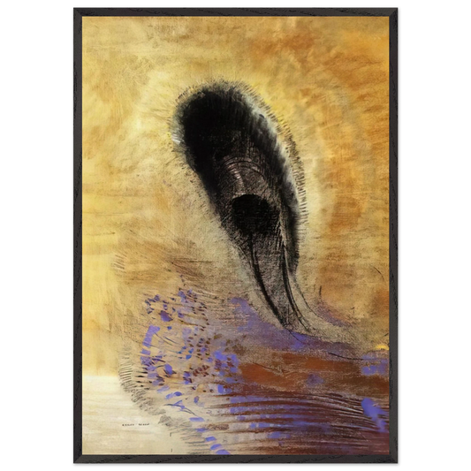 UNDERWATER VISION 1 - Odilon Redon Framed Art Print – Black Wooden Frame - Default Title - -Framed Art Print