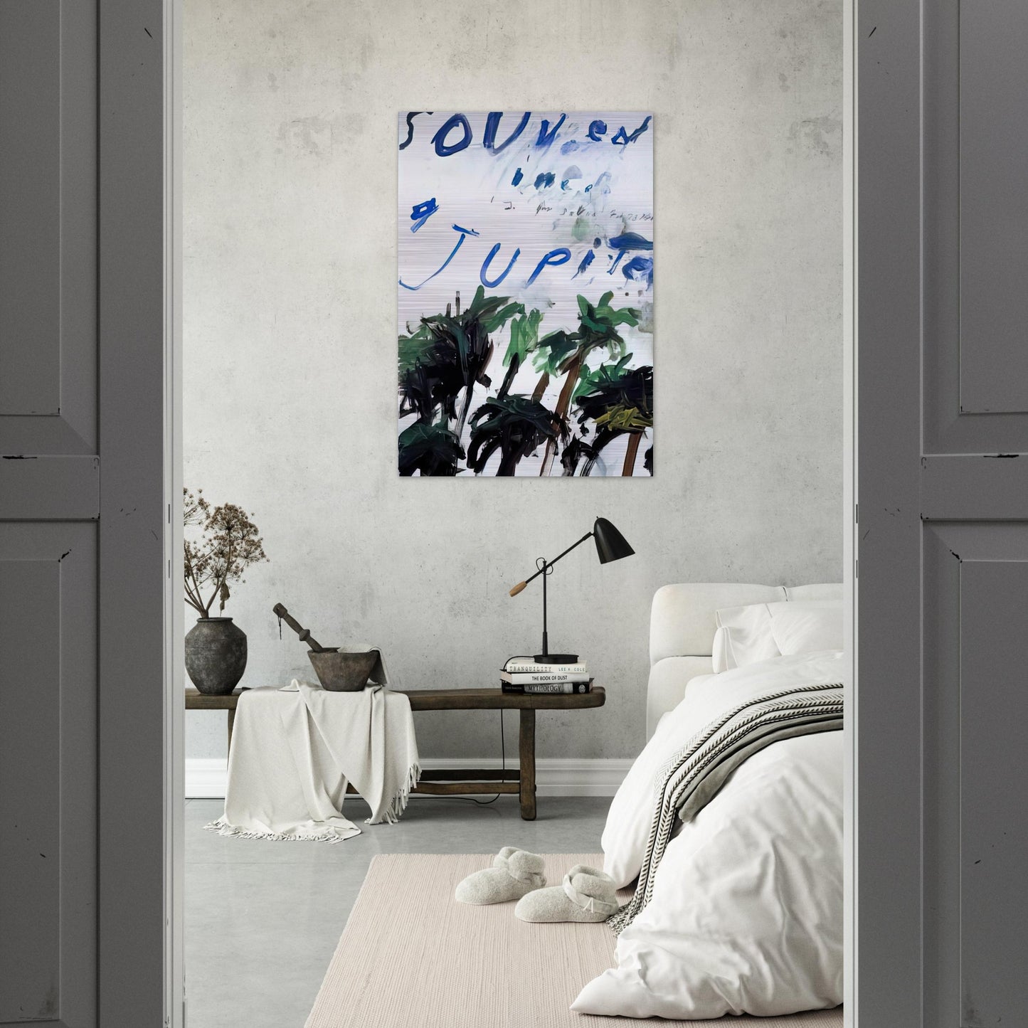 Souvenir - Cy Twombly Brushed Aluminum Print - 70x100 cm / 28x40 inches | Cy Twombly Aluminum Print | Cy Twombly Prints
