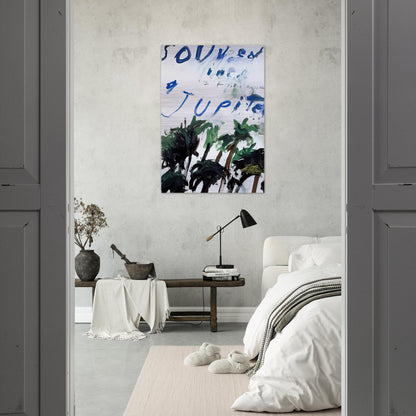 Souvenir - Cy Twombly Brushed Aluminum Print - 70x100 cm / 28x40 inches | Cy Twombly Aluminum Print | Cy Twombly Prints