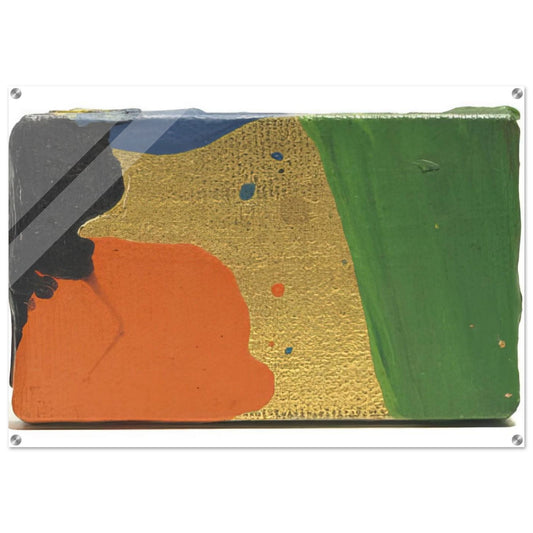 Untitled  Sam Francis for Arnold Newman  - Sam Francis Acrylic Print - 70x100 cm / 28x40″ inches | Sam Francis Wall Art | Sam Francis Prints