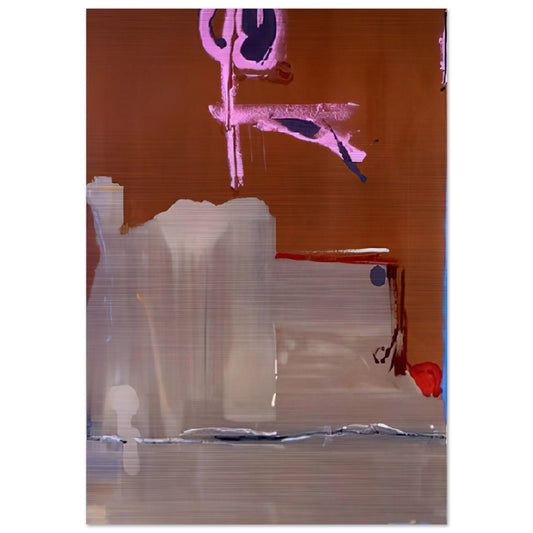 Captain s Watch - 1986 - Helen Frankenthaler Brushed Aluminum Print - 70x100 cm / 28x40 inches | Helen Frankenthaler Aluminum Print | Helen Frankenthaler Prints