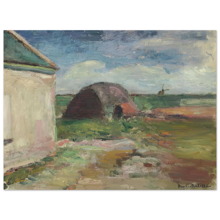 Henri Matisse - PAYSAGE DE BRETAGNE 1896  75x100 cm / 30x40inches Fine Art Poster