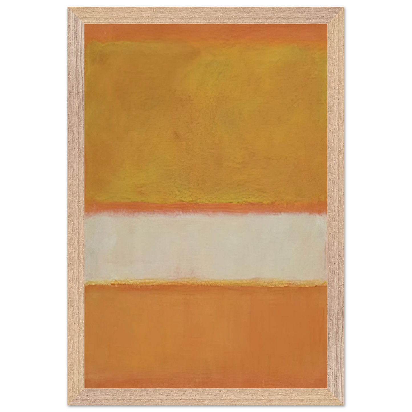 Mark Rothko - Untitled No. 11 - 1957 Wall Art - 30x40 cm / 12x16 inches - Premium Wooden Framed Poster With Fine Art Paper - Wood frame