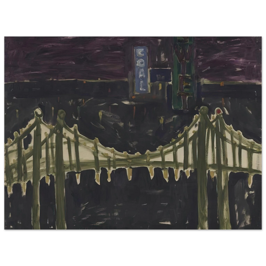 Allan Kaprow - George Washington Bridge Fine Art Poster - Default Title