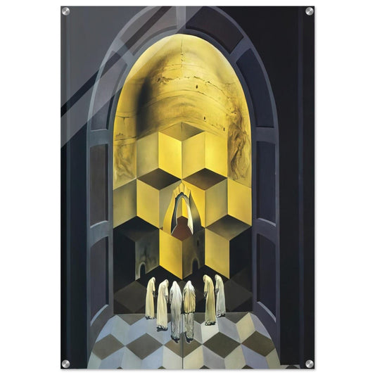 SKULL OF ZURBARAN - Salvador Dali Acrylic Print - 70x100 cm / 28x40″ inches