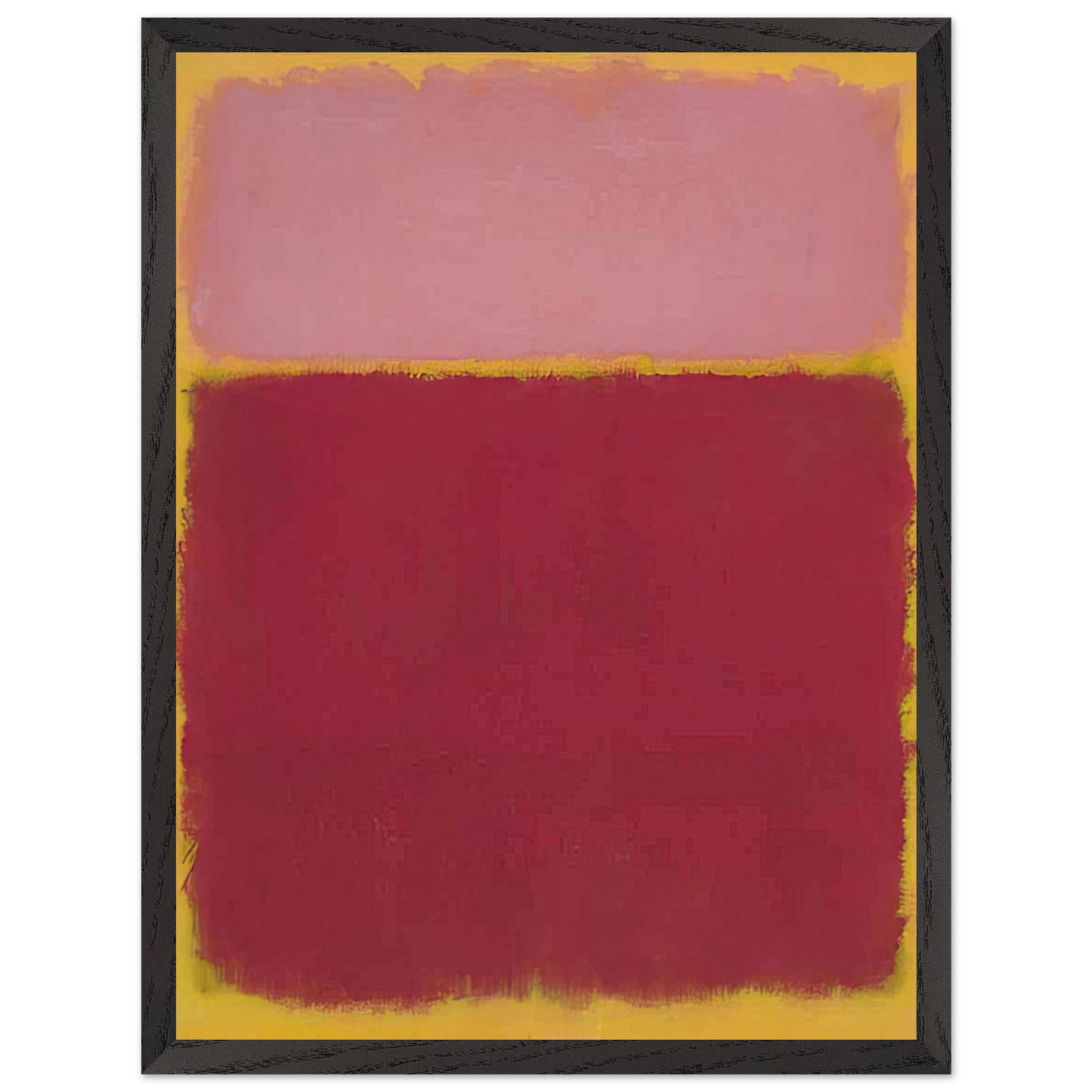 Mark Rothko - Untitled No. 17 - 1961 Wall Art - 21x29.7 cm / 8x12" - Premium Wooden Framed Poster With Fine Art Paper - Wood frame