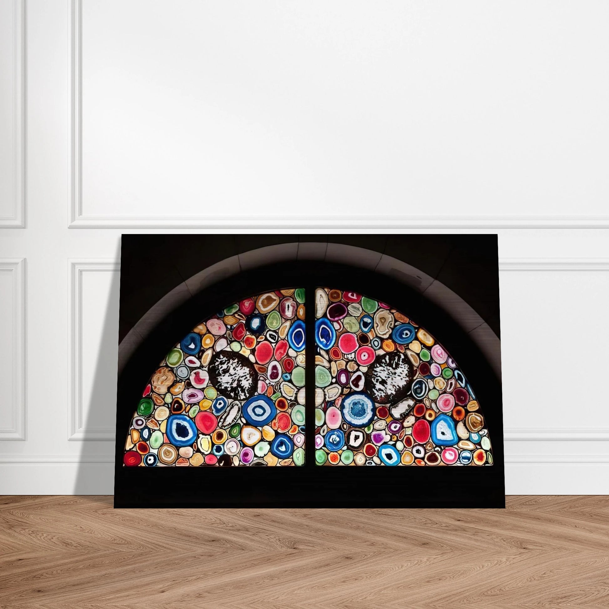 AHATFENSTER 2009 3 - Sigmar Polke Brushed Aluminum Print - 70x100 cm / 28x40 inches | Sigmar Polke Aluminum Print | Sigmar Polke Prints