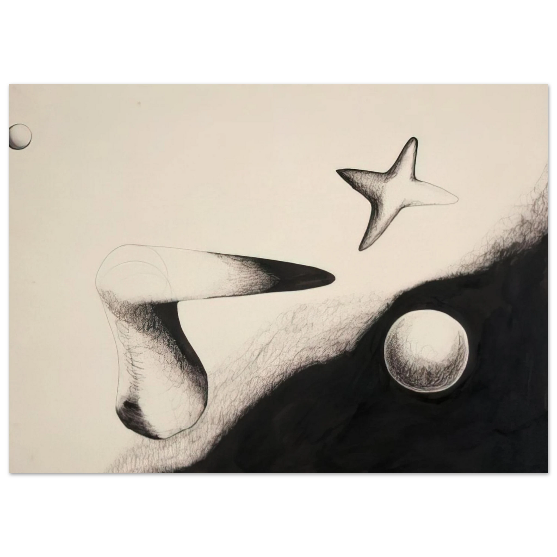 Alexander Calder - UNTITLED 1932 1 Fine Art Poster - 40x60 cm / 16x24 inches