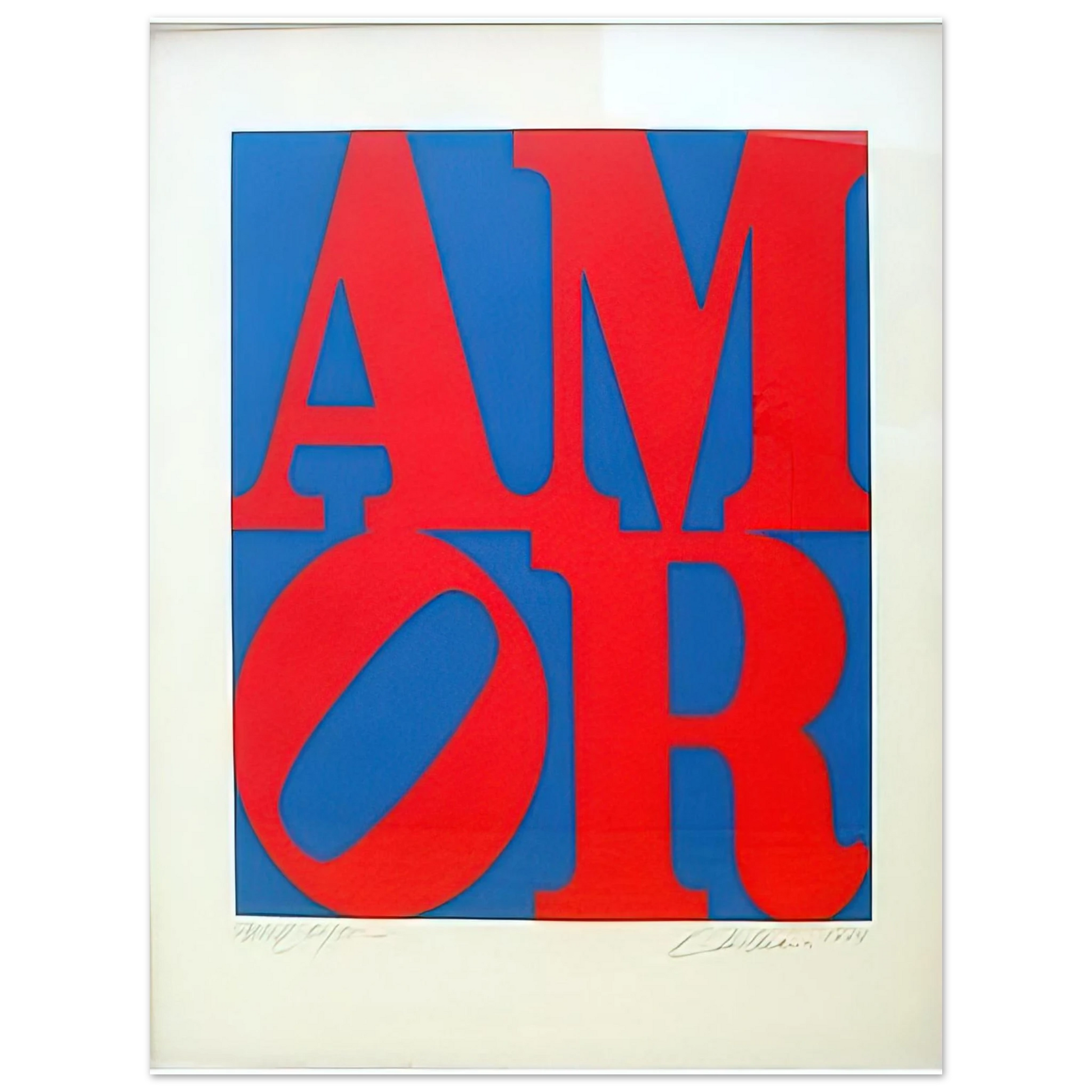 Robert Indiana - Amor Fine Art Poster - Default Title