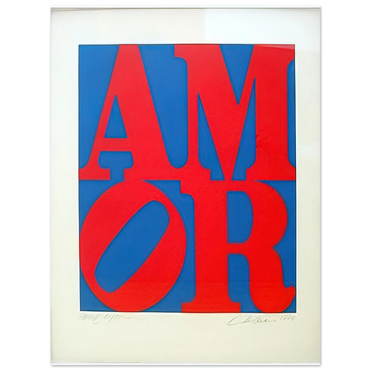 Robert Indiana - Amor Fine Art Poster - Default Title