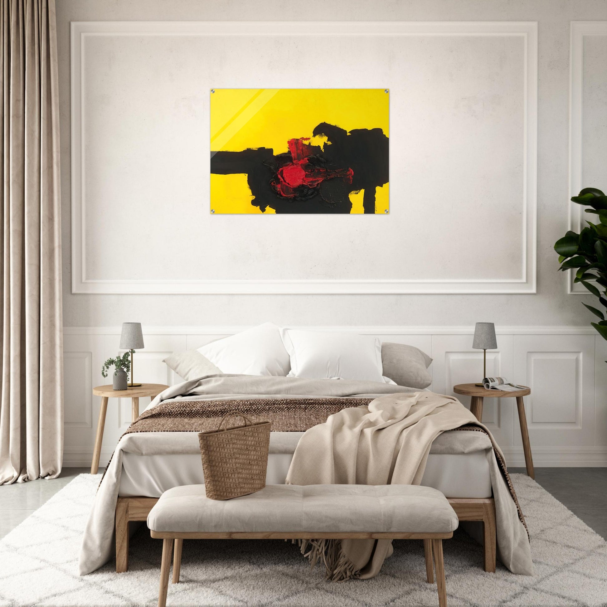 N MERO 363 1962 - Luis Feito Acrylic Print - 70x100 cm / 28x40″ inches | Luis Feito Wall Art | Luis Feito Prints