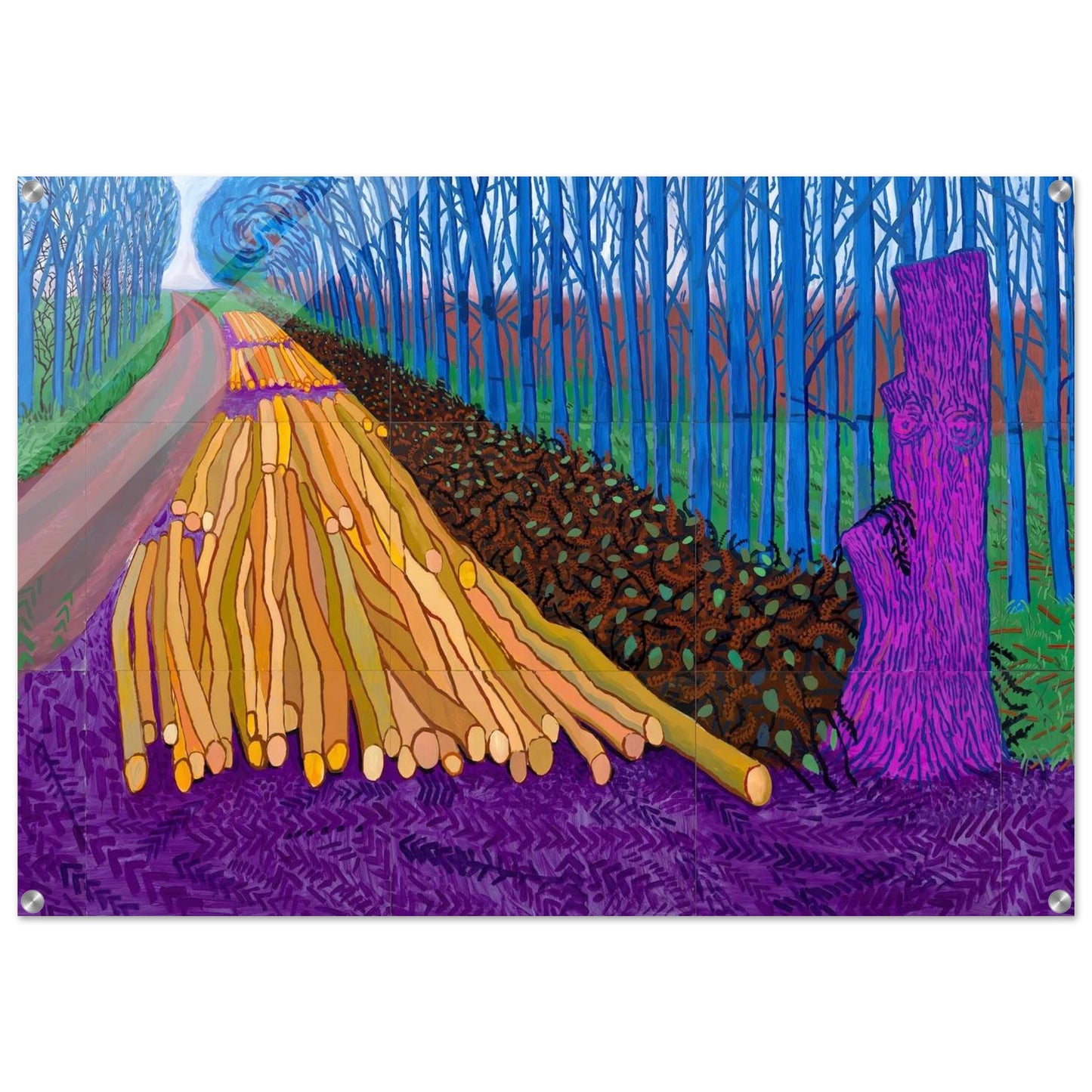 David Hockney - David Hockney Acrylic Print - 70x100 cm / 28x40″ inches | David Hockney Wall Art | David Hockney Prints