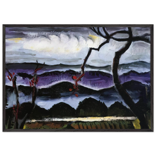 HILLS - Man Ray Framed Art Print – Black Wooden Frame - Default Title - -Framed Art Print