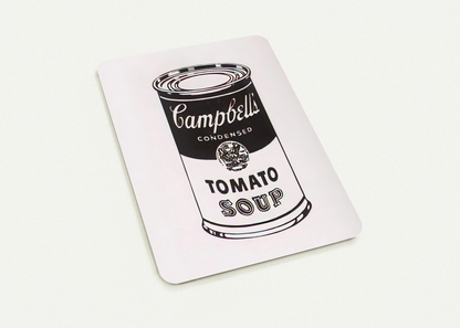 Campbell's Soup Can  Tomato -Retrospective Series By Andy Warhol Pack of 10 Post Cards | Andy Warhol Post Cards | A6 (10.5 x 14.8 cm) - 4.1 x 5.8 inches