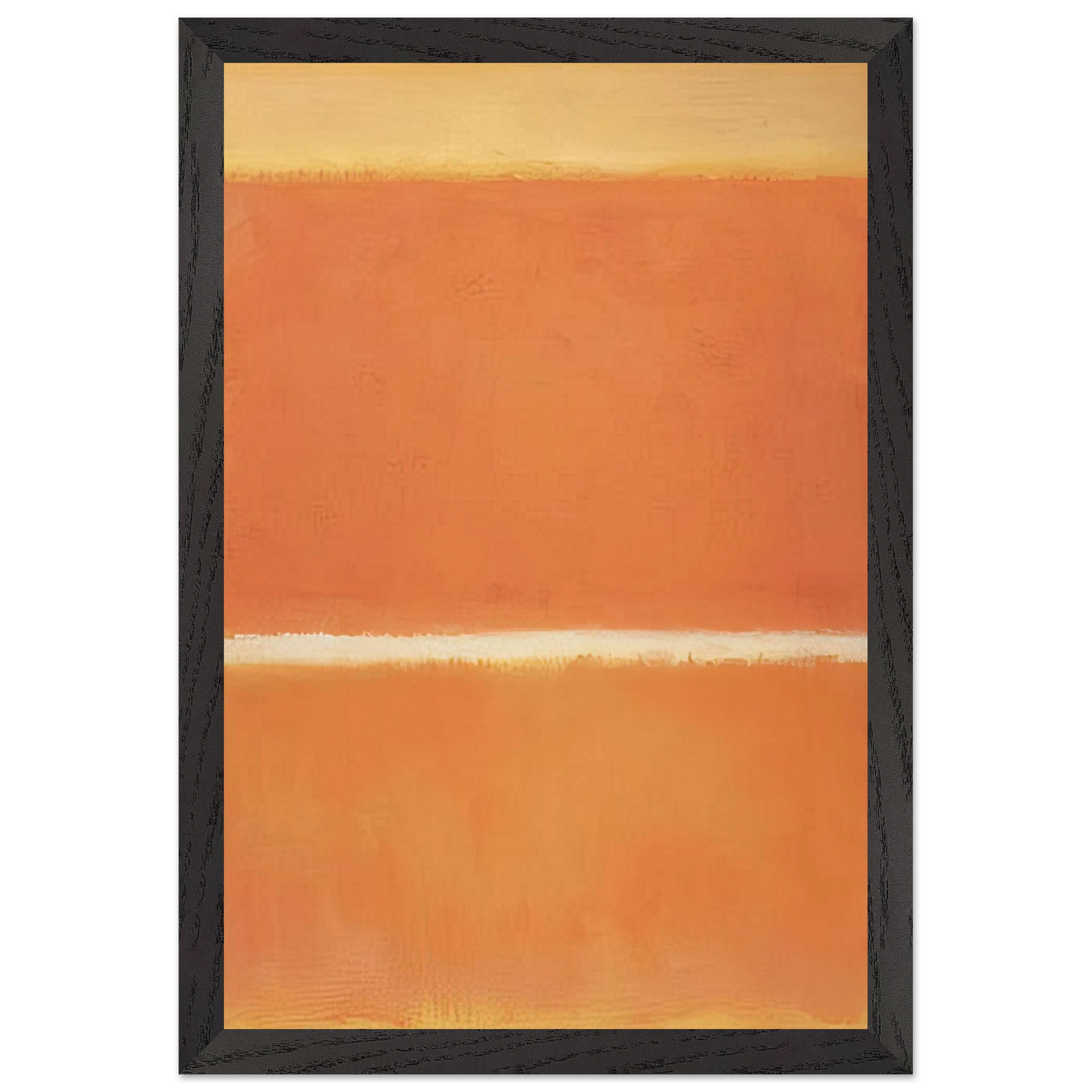 Mark Rothko - No.11 - 1963 Wall Art - 21x29.7 cm / 8x12" - Premium Wooden Framed Poster With Fine Art Paper - Wood frame