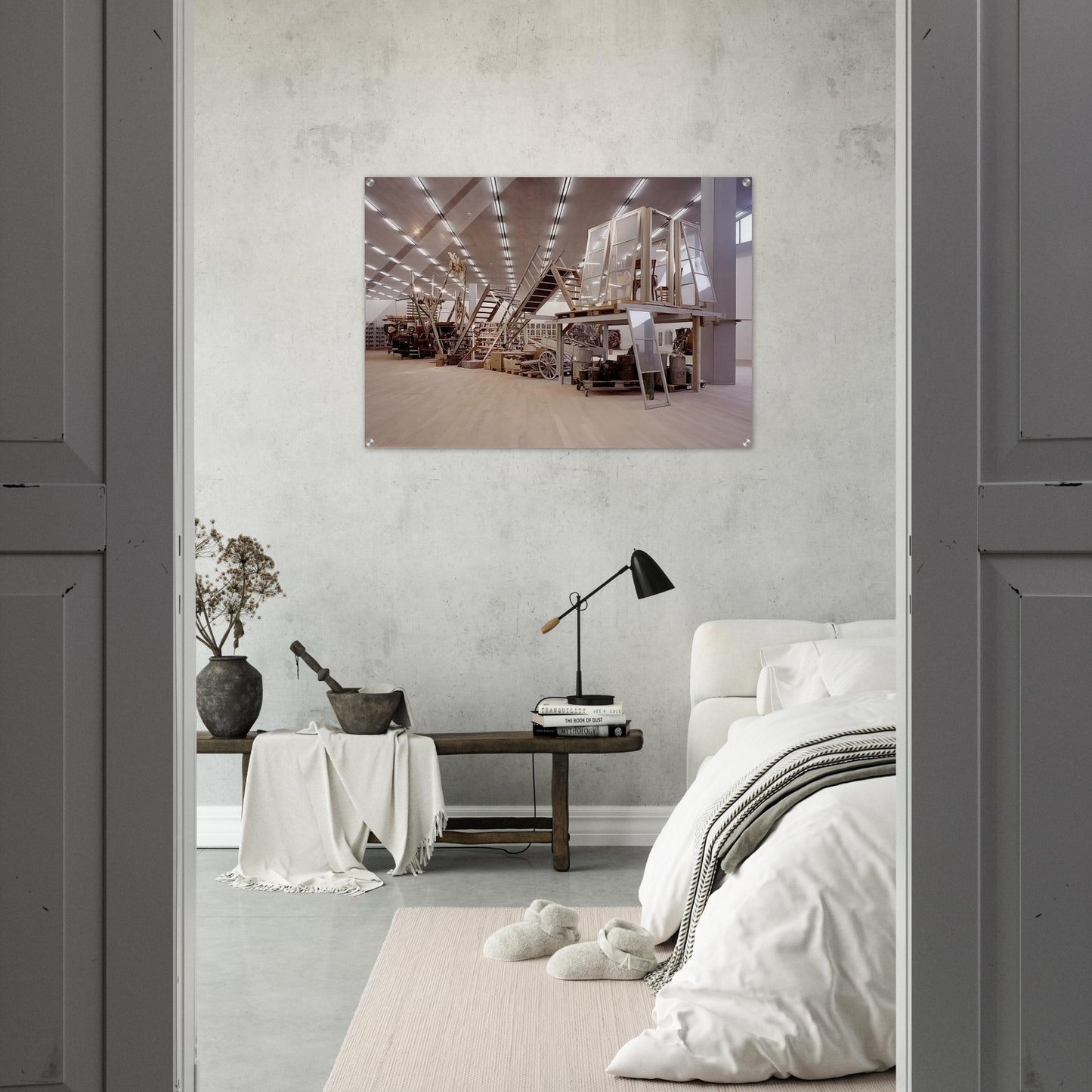 Garden Sculpture - 1996 - Dieter Roth Acrylic Print - 70x100 cm / 28x40″ inches | Dieter Roth Wall Art | Dieter Roth Prints