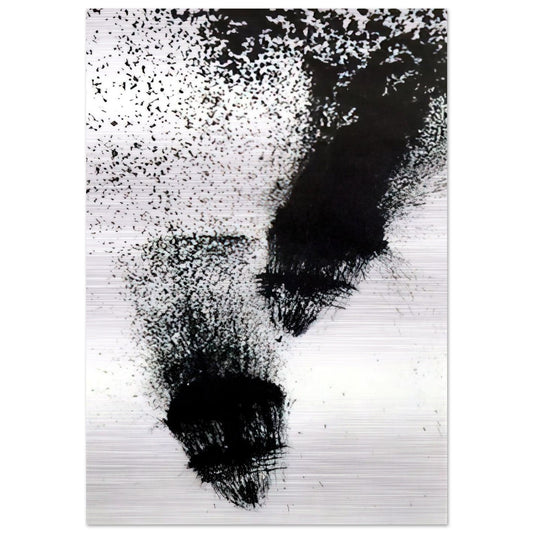 Machine Age Noise - 1957 - Morris Graves Brushed Aluminum Print - 70x100 cm / 28x40 inches | Morris Graves Aluminum Print | Morris Graves Prints