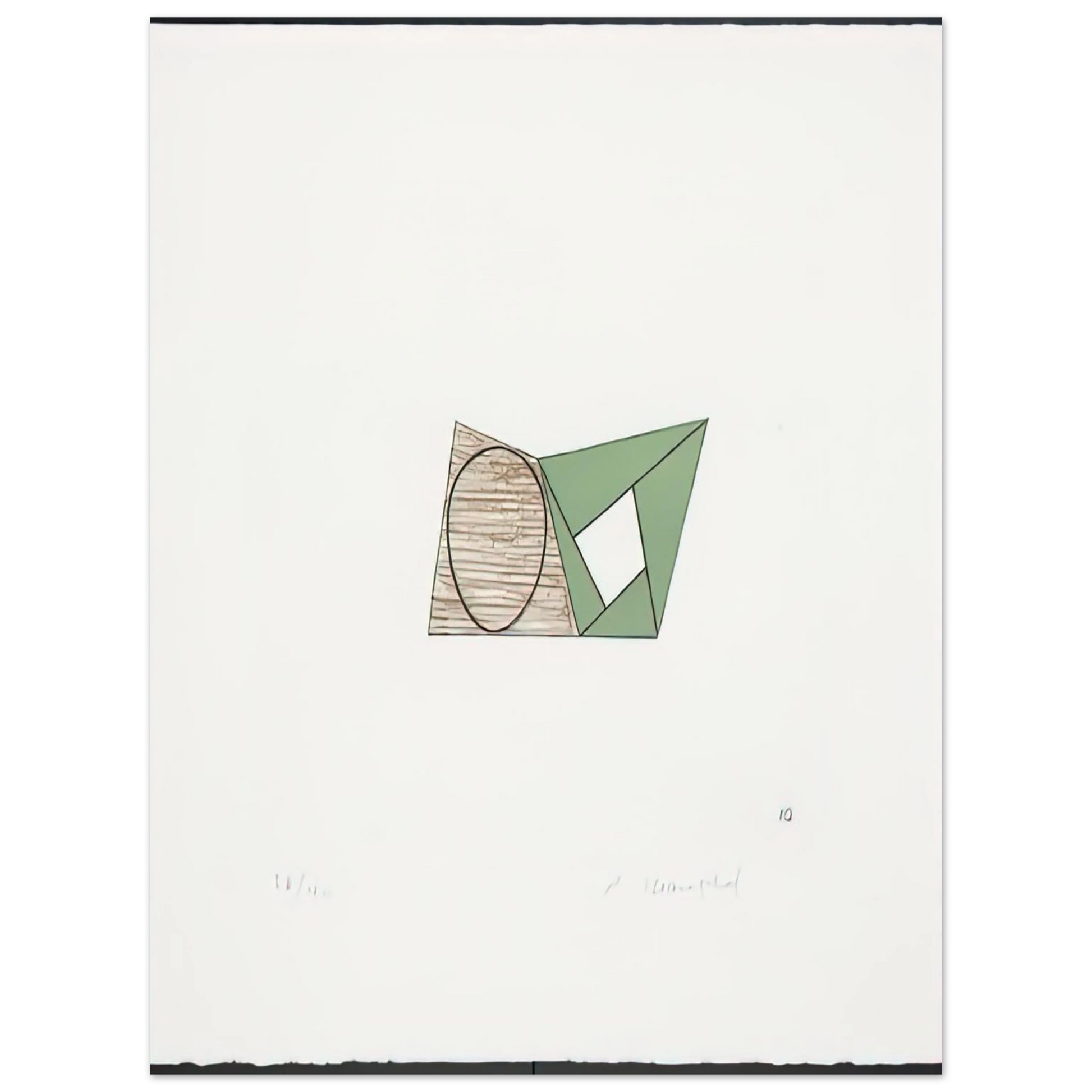 Robert Mangold - PAGES 10 1989 Fine Art Poster - Default Title