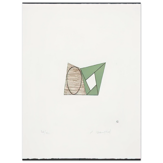 Robert Mangold - PAGES 10 1989 Fine Art Poster - Default Title