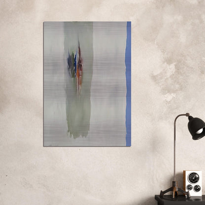 Sentinell III A - 1965 - Theodoros Stamos Brushed Aluminum Print - 70x100 cm / 28x40 inches | Theodoros Stamos Aluminum Print | Theodoros Stamos Prints