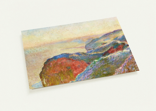 At Val Saint-Nicolas near Dieppe, Morning By claude monet Pack of 10 Post Cards | claude monet Post Cards | A6 (10.5 x 14.8 cm) - 4.1 x 5.8 inches
