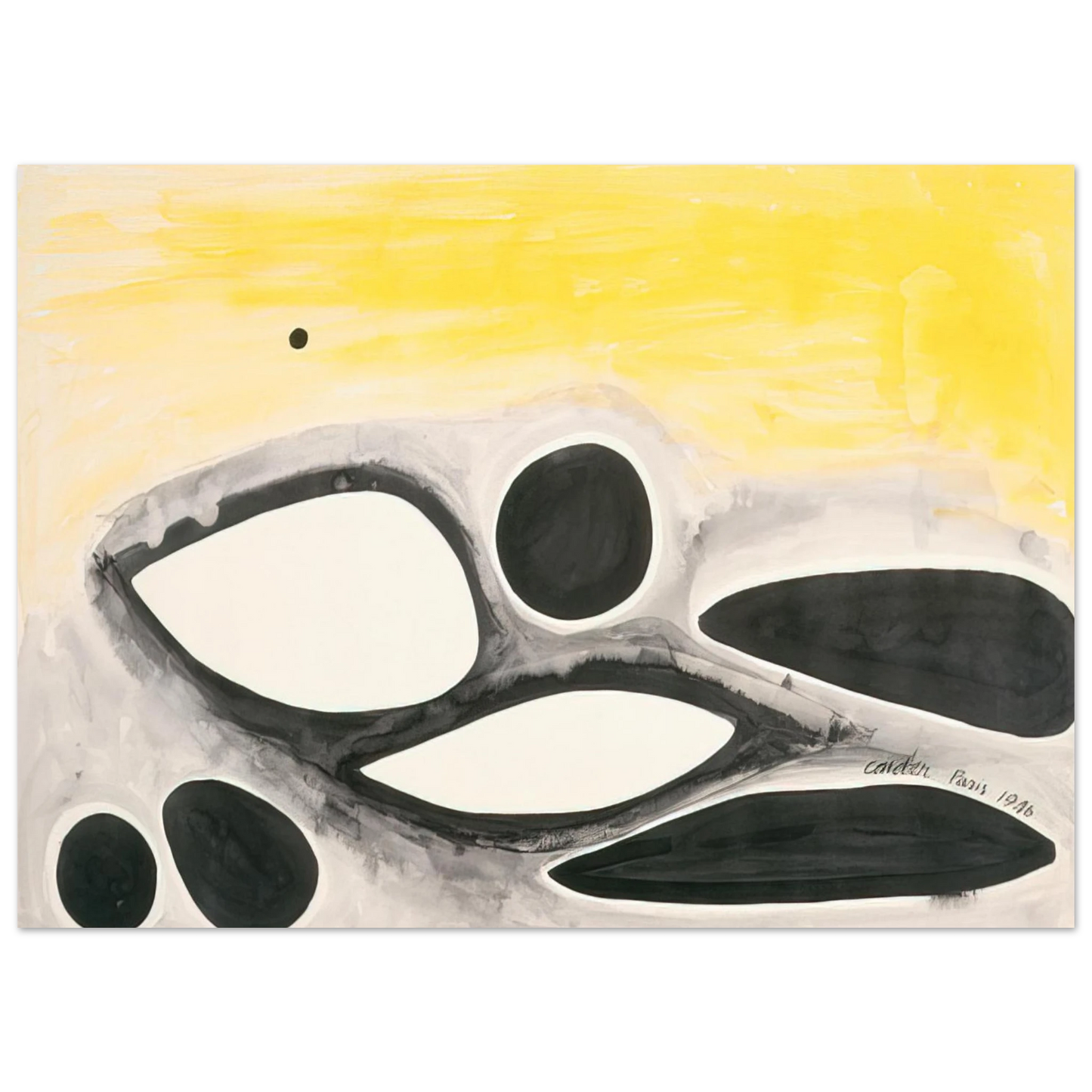 Alexander Calder - UNTITLED 1946 0 Fine Art Poster - 75x100 cm / 30x40 inches