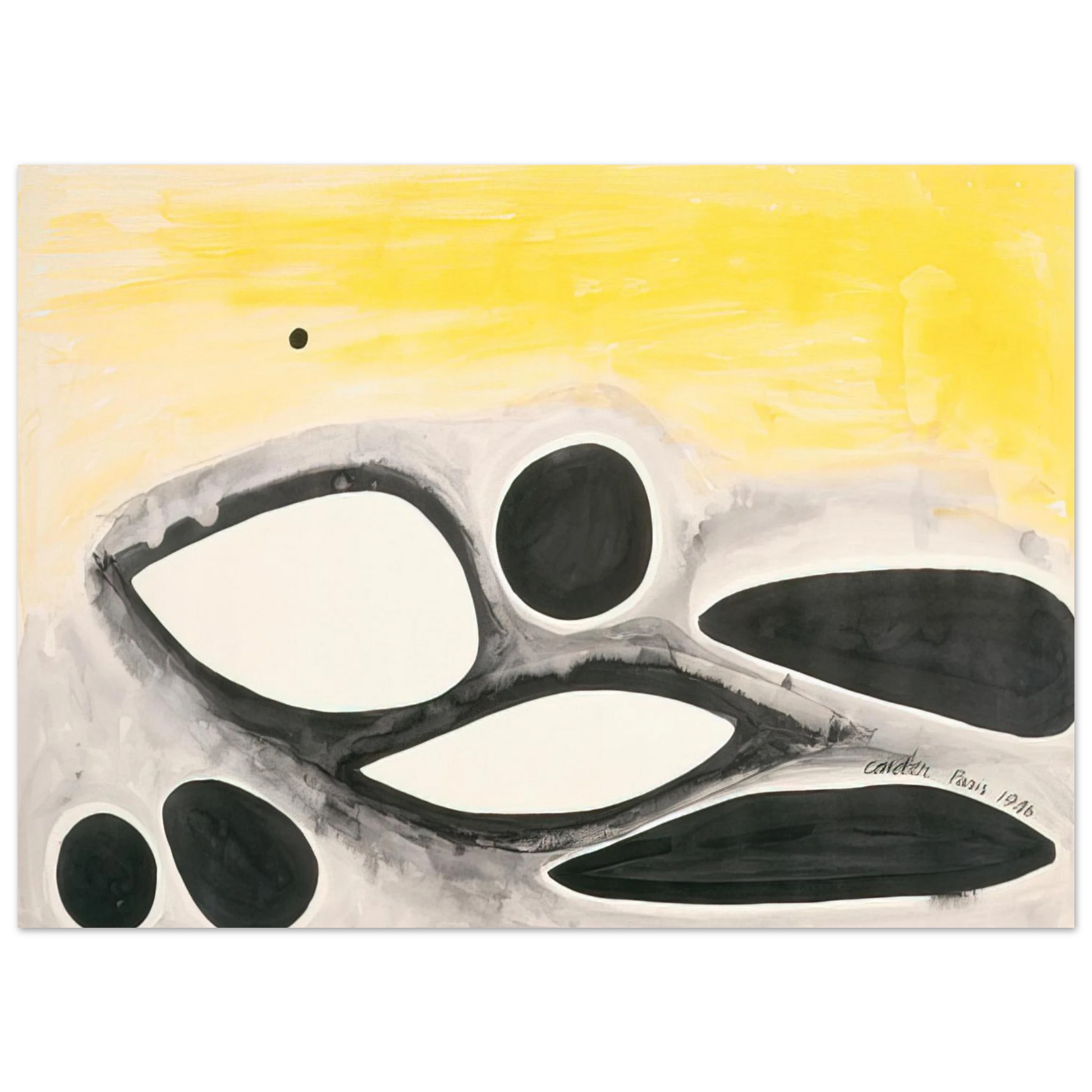 Alexander Calder - UNTITLED 1946 0 Fine Art Poster - 75x100 cm / 30x40 inches