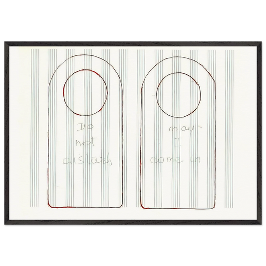 UNTITLED 1995 3 - Louise Bourgeois Framed Art Print – Black Wooden Frame - Default Title - -Framed Art Print