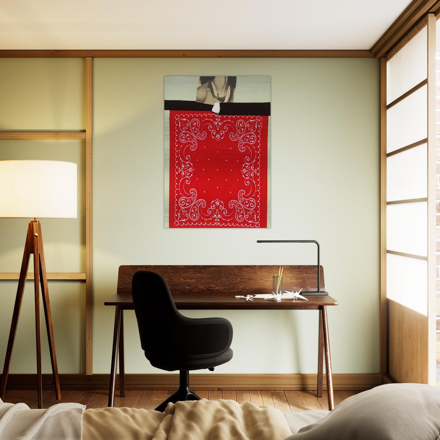 THROAT 1965 - Jim Dine Brushed Aluminum Print - 70x100 cm / 28x40 inches | Jim Dine Aluminum Print | Jim Dine Prints