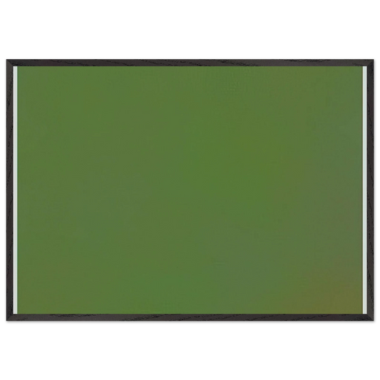 Microchromie vert-terre - Fernand Leduc Framed Art Print – Black Wooden Frame - Default Title - -Framed Art Print