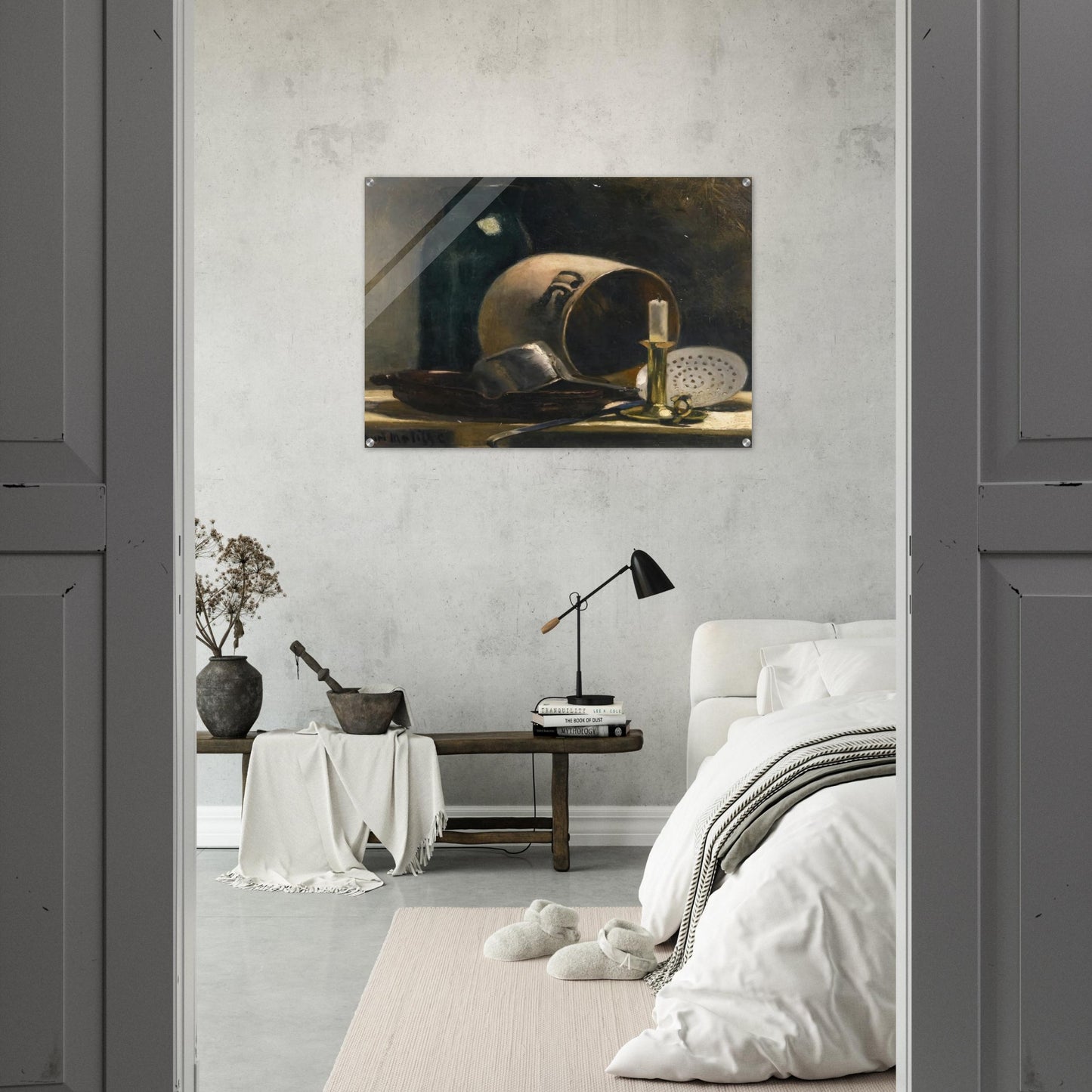 STILL LIFE WITH EARTHEN POT 1892 - Henri Matisse Acrylic Print - 70x100 cm / 28x40″ inches | Henri Matisse Wall Art | Henri Matisse Prints