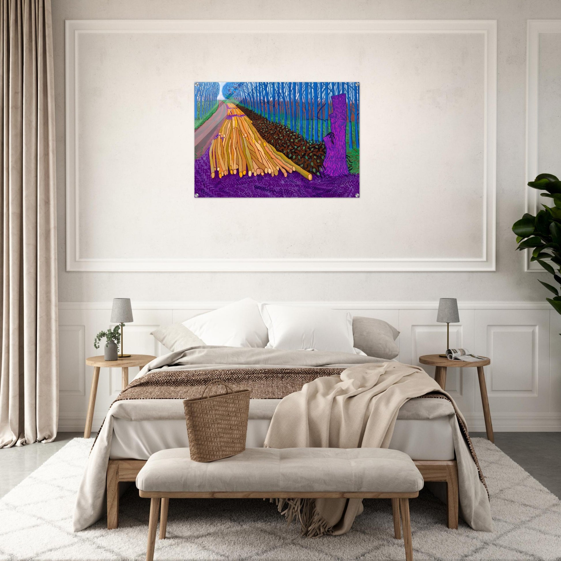 David Hockney - David Hockney Acrylic Print - 70x100 cm / 28x40″ inches | David Hockney Art | Artwork by David Hockney