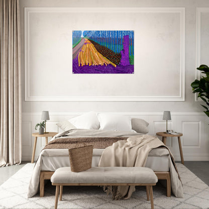 David Hockney - David Hockney Acrylic Print - 70x100 cm / 28x40″ inches | David Hockney Art | Artwork by David Hockney