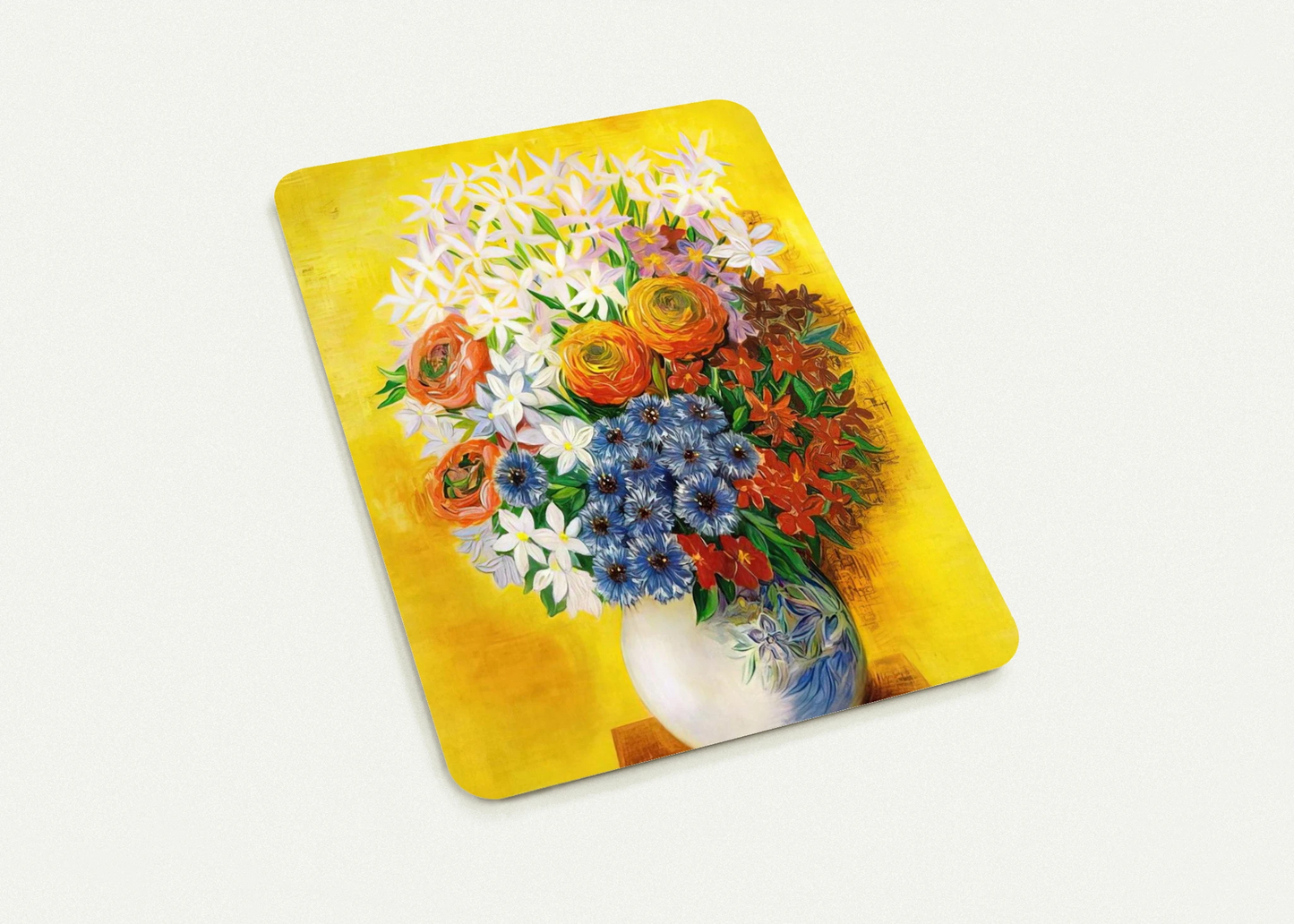 BOUQUET OF VARIOUS FLOWERS By Moise Kisling Pack of 10 Post Cards | Moise Kisling Post Cards | A6 (10.5 x 14.8 cm) - 4.1 x 5.8 inches