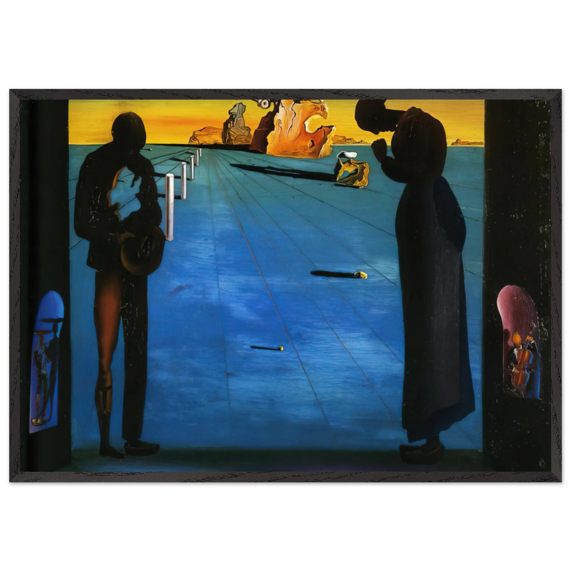 ANGELUS - Salvador Dali Framed Art Print – Black Wooden Frame - Default Title - -Framed Art Print