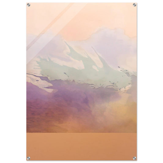 Atlantic - 1969 - Ronnie Landfield Acrylic Print - 70x100 cm / 28x40″ inches | Ronnie Landfield Wall Art | Ronnie Landfield Prints