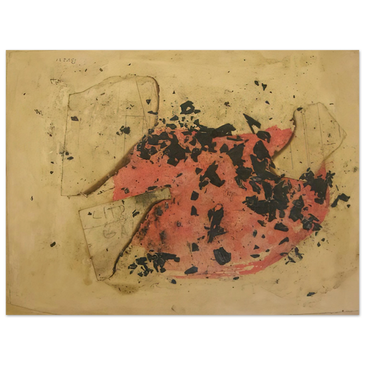 Alberto Burri - Combustione - 1957 Fine Art Poster - Default Title