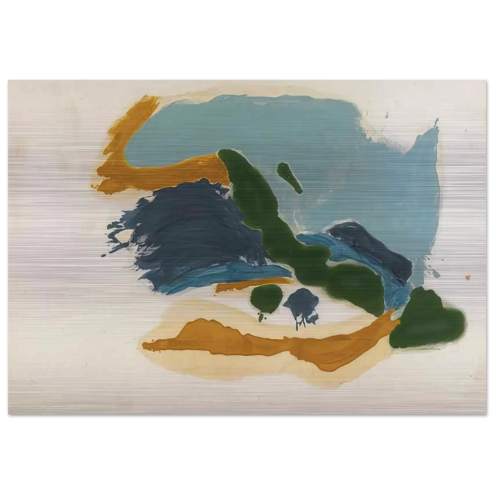 Tuscany - 1963 - Helen Frankenthaler Brushed Aluminum Print - 70x100 cm / 28x40 inches | Helen Frankenthaler Aluminum Print | Helen Frankenthaler Prints