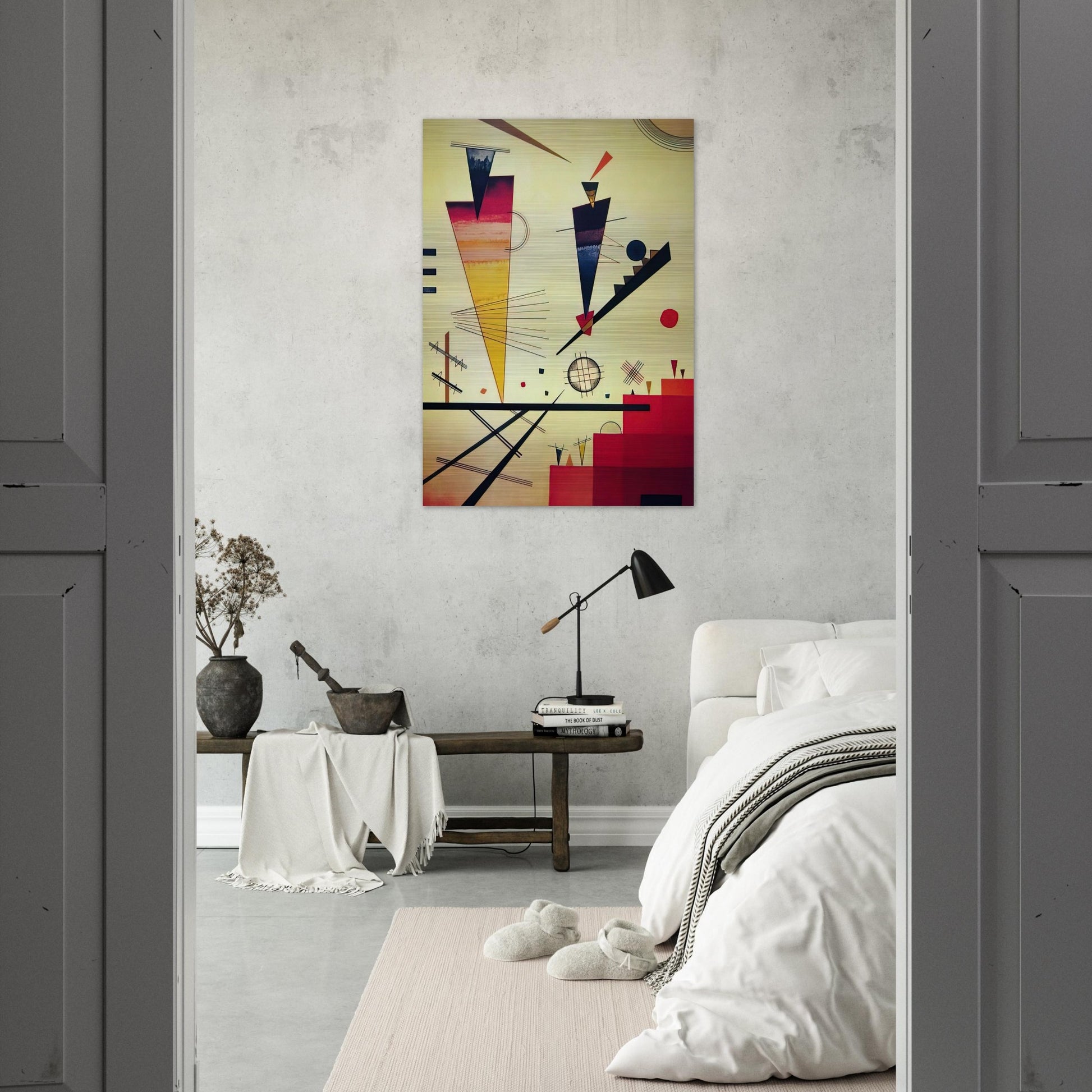 MERRY STRUCTURE 1926 - Wassily Kandinsky Brushed Aluminum Print - 70x100 cm / 28x40 inches | Wassily Kandinsky Aluminum Print | Wassily Kandinsky Prints