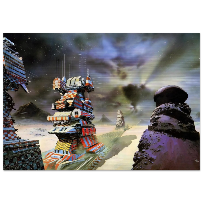 Chris Foss - Chris Foss Brushed Aluminum Print - 70x100 cm / 28x40 inches | Chris Foss Aluminum Print | Chris Foss Prints