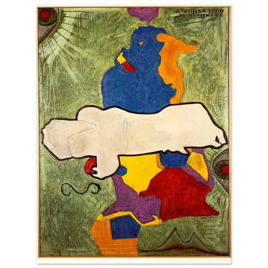 Jasper Johns - GREEN ANGEL Fine Art Poster - Default Title