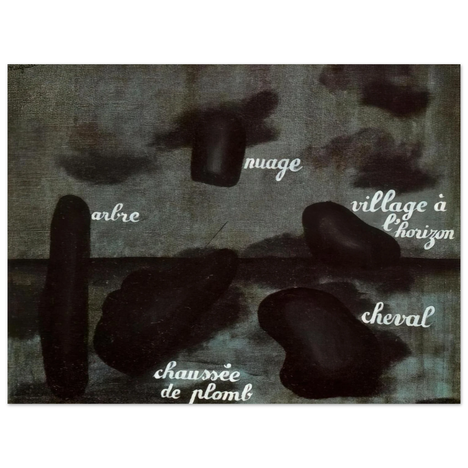 Rene Magritte - SWIFT HOPE 1928 Fine Art Poster - Default Title